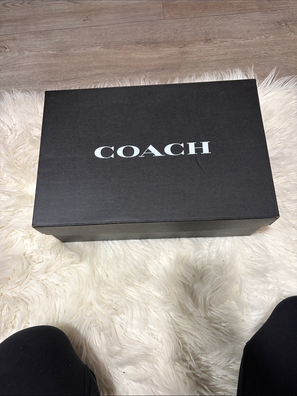 Coach Black Box with White COACH Logo